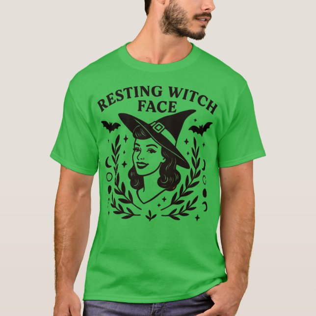 Resting Witch Face T-Shirt (Front)