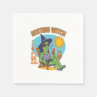 Resting Witch – Summerween Premium Napkin