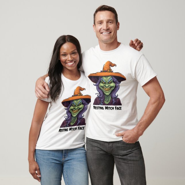 Resting With Face - Halloween T-Shirt (Unisex)