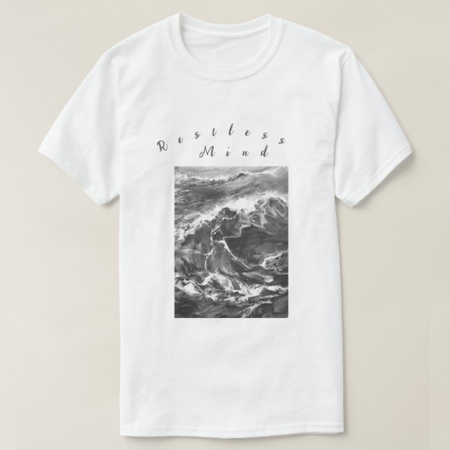 Restless mind Ocean style T-Shirt (Design Front)