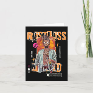 Restless Nomad – Urban Samurai Sticker Card