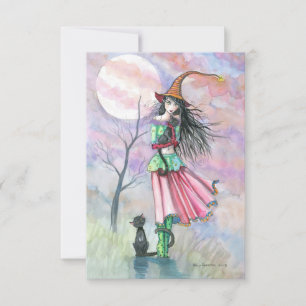 Restless Tonight Halloween Postcard