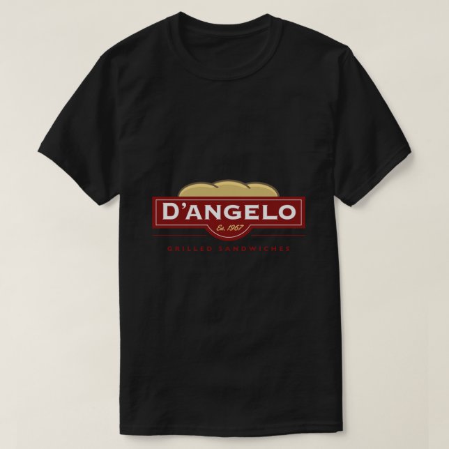 Resto Sandwiches D&x27;Angelo Grilled Sandwiches E T-Shirt (Design Front)