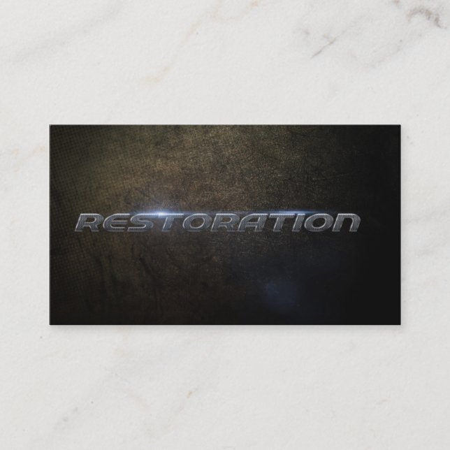 Restoration Business card (Front)