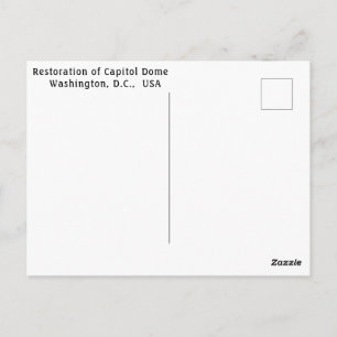 Restoration of Capitol Dome, Washington, D.C., USA Postcard