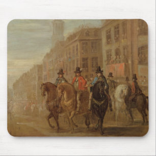 Restoration Procession of Charles II at Cheapside, Mouse Mat