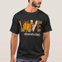 Restorative Aide Love Fall Pumpkin leopard