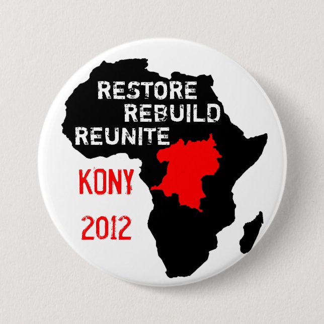 Restore Central Africa Button (Front)