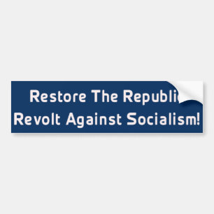 Restore Republic Bumper Sticker
