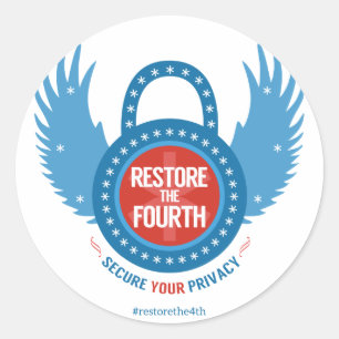Restore The Fourth... Classic Round Sticker