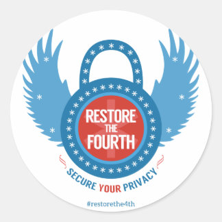 Restore The Fourth... Classic Round Sticker