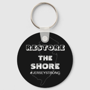 RESTORE THE SHORE - Jersey Keychain