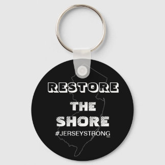 RESTORE THE SHORE - Jersey Keychain