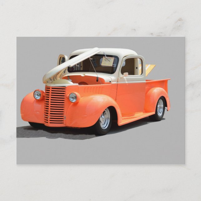 Restored 1939 Pickup Truck Postcard (Front)