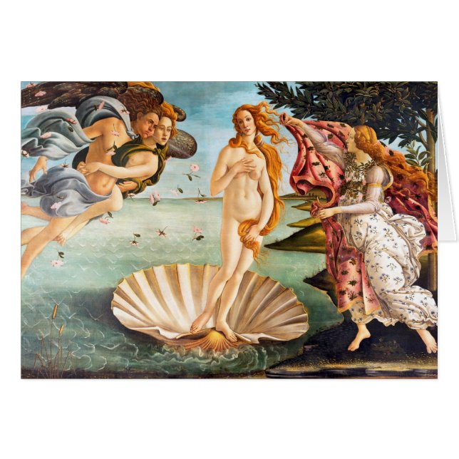 Restored and Recolored Botticelli Birth of Venus (Front Horizontal)