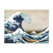 Restored Great Wave off Kanagawa by Hokusai