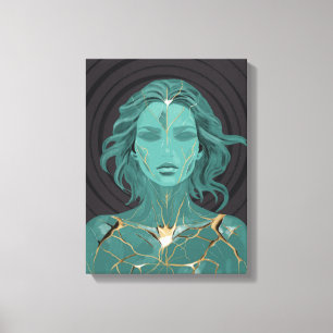 Restored II B – Healing and Balance Art Canvas Print