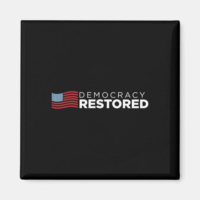 Restored January 20th 2021 Biden Harris  Magnet (Front)