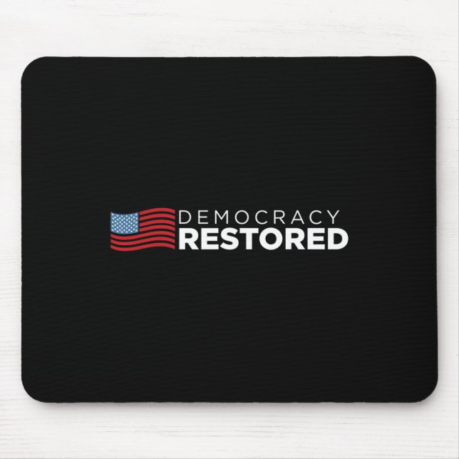 Restored January 20th 2021 Biden Harris  Mouse Mat (Front)