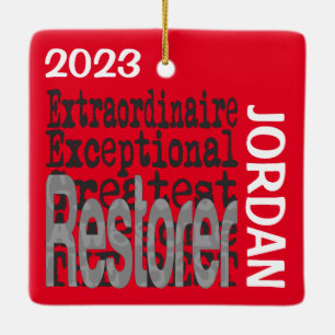Restorer Extraordinaire CUSTOM Ceramic Ornament