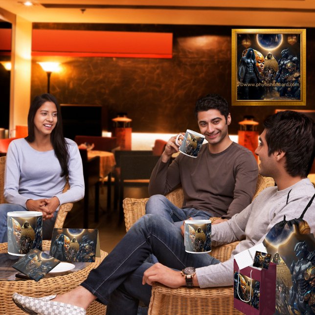 Restoring The Dignity Of Our Ancestors Poster Wrapping Paper Sheet (Get the full collection at: https://bit.ly/BlackFutureZazzle)