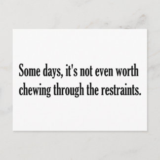 Restraints Postcard