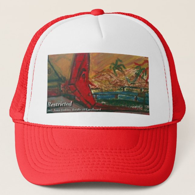 restricted trucker hat (Front)