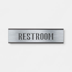 Restroom Bathroom Door Signs Sign Name Plate