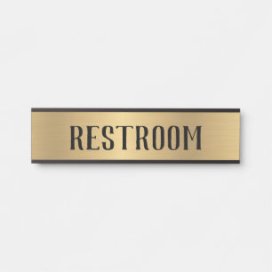 Restroom Hanging Door Signs Sign Name Plate