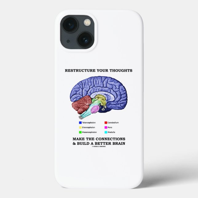 Restructure Your Thoughts Make The Connections Case-Mate iPhone Case (Back)
