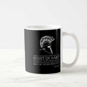 Result Of Habit - Ancient Greek Philosophy - Arist Coffee Mug