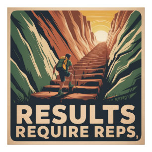 Results Require Reps Photo Print