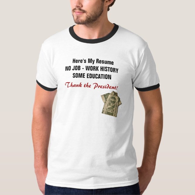 Resume T-shirt (Front)