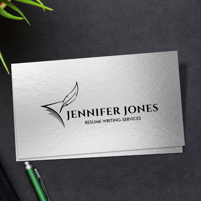 Resume Writing Services Professional  Business Card (Creator Uploaded)