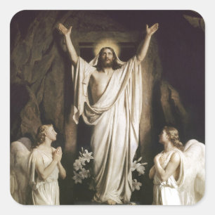 Resurrection at the Tomb Square Sticker