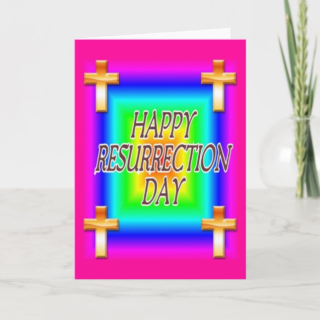 Resurrection Day Greeting Card (Front)