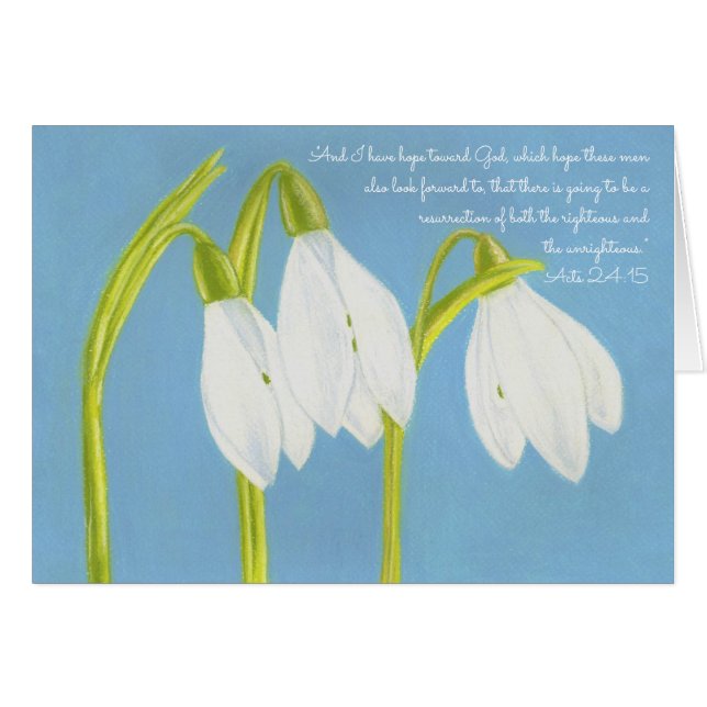 Resurrection Hope Scripture (Front Horizontal)