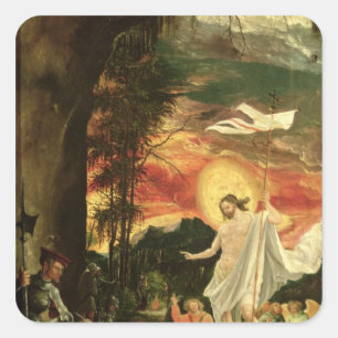 Resurrection of Christ, 1518 Square Sticker
