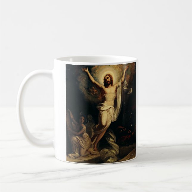 Resurrection of Christ by Robert Wilhelm Ekman  Coffee Mug (Left)