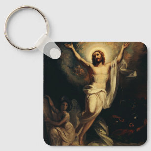 Resurrection of Christ by Robert Wilhelm Ekman Key Ring