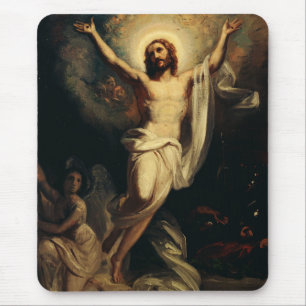 Resurrection of Christ by Robert Wilhelm Ekman Mouse Mat