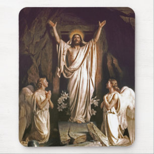 Resurrection of Christ. Fine Art Gift Mousepad