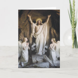 Resurrection of Christ Greeting Card, Easter Card