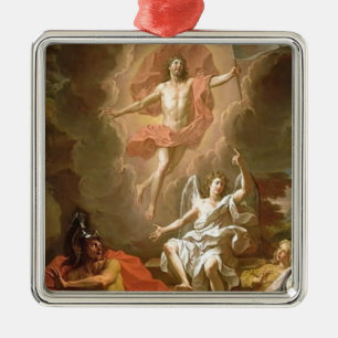 Resurrection Of Christ Metal Tree Decoration