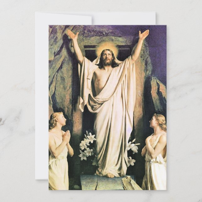 Resurrection of Christ, painting by Carl Bloch, (Front)