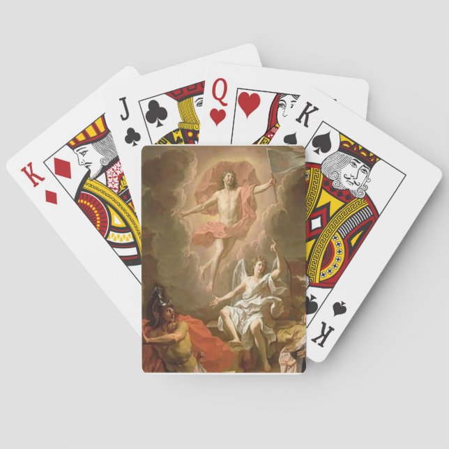 Resurrection Of Christ Playing Cards (Back)
