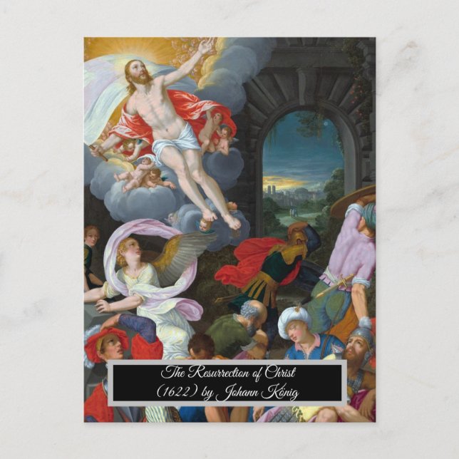 Resurrection of Christ Postcard (Front)