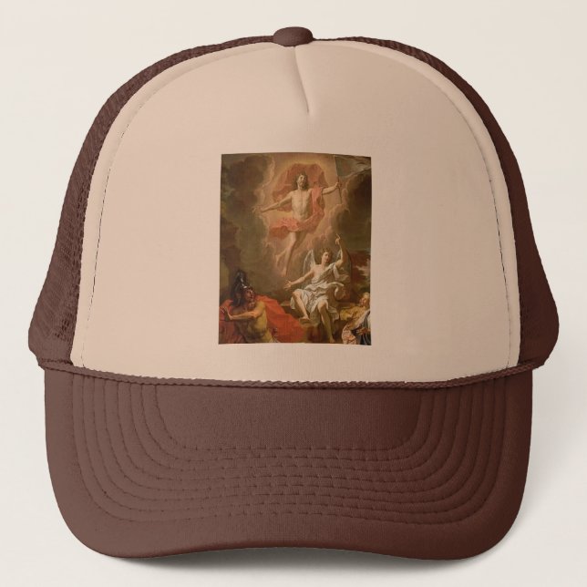 Resurrection Of Christ Trucker Hat (Front)