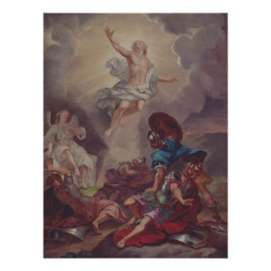Resurrection of Jesus by Berndt Abraham Godenhjelm Poster
