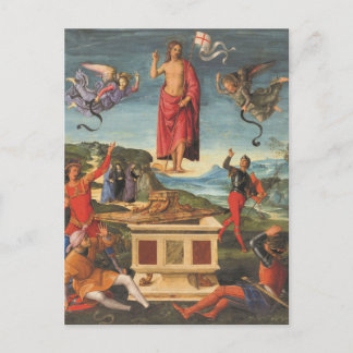 Resurrection of Jesus by Raphael Postcard